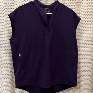 Figs Women's Rafaela’s Scrub top in Deep Purple